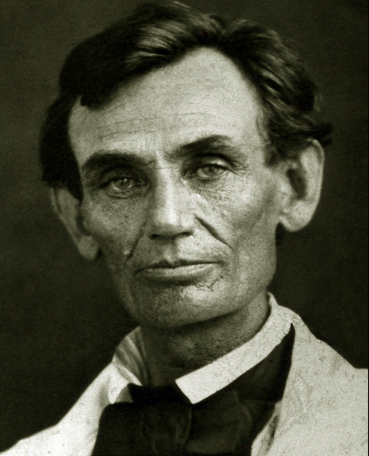 Lincoln in 1858