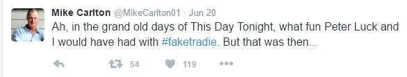 Carlton trade tweet