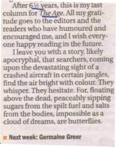Kate Holden Germaine Greer the age