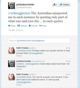 julian burnside tweet