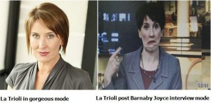 la trioli gorgeous and barnaby joyce